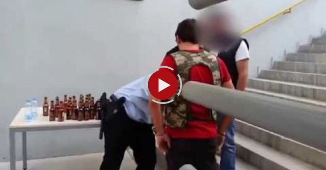 Sneaking In Some Beer Into A Turkish Football Game