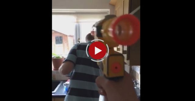 Shot My Dad Every Day With A Nerf Gun...