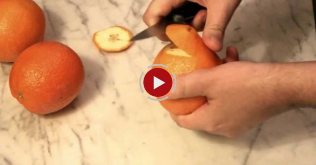How To Peel An Orange - The Clean And Easy Way