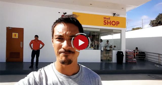 This Is A Real Gas Station Toilet.  Seriously.