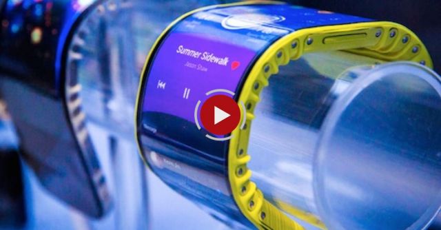 A Phone You Can Bend Around Your Wrist