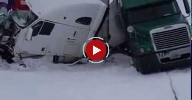 Wyoming I-80 East And Westbound Multi-car And Truck Crash