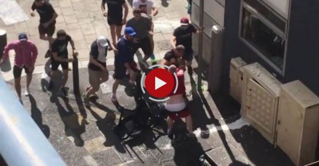 Shocking Footage. England And Russia Fans Riot In Marseille At Euro 2016.