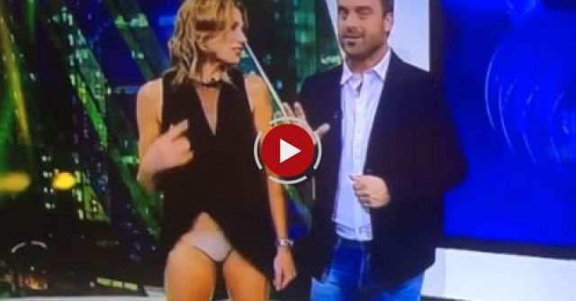 Leggy Fox News Presenter Alina Moine Accidentally Flashes Knickers On TV