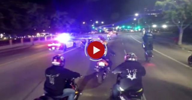 Police CHASE Motorcycles Running From COPS Helicopter + Patrol Car Bike Crash Chasing Bikers VS Cops