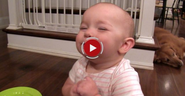 Twin Babies Adelyn And Sarah Sharing Too Many Marshmallows