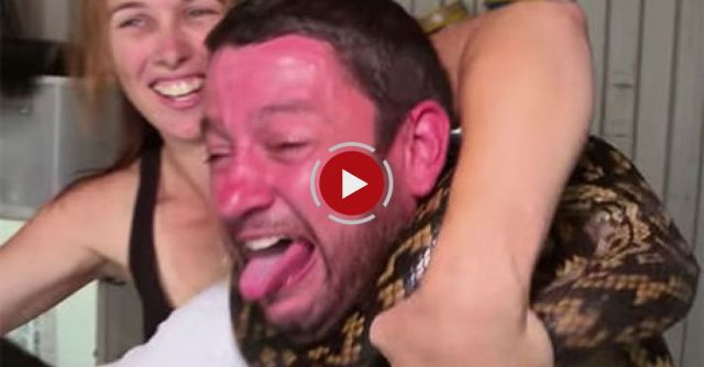 Craig Wrestles With A Python 