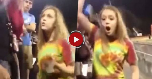 Female Bully Pours Water On Girl, Gets Instant Karma