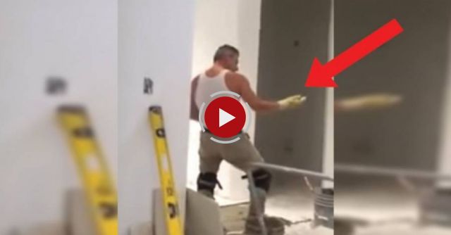 Watch This Construction Worker Recharge His Batteries! WoW!