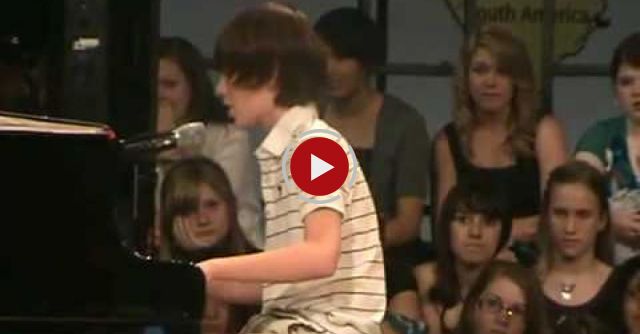 13 year old boy wows all the girls with his first appearance