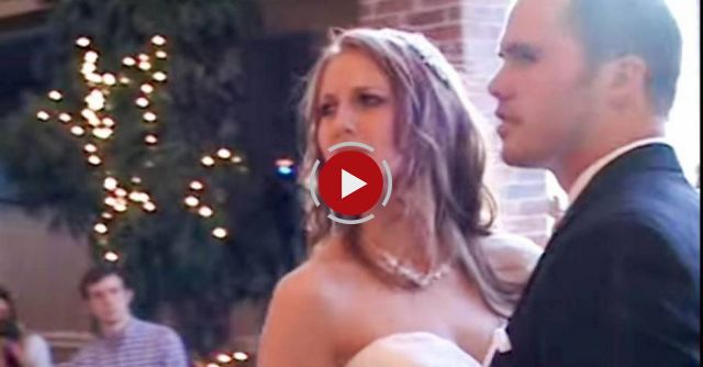 Bride is not amused when Michael Bublé song cuts out, but then the magic happens 