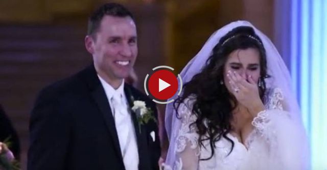 This bride thought her first dance was ruined… you won’t believe what happened next