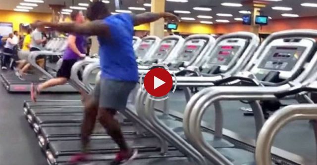 This Man Will Show You How To Have Fun In The Gym !!