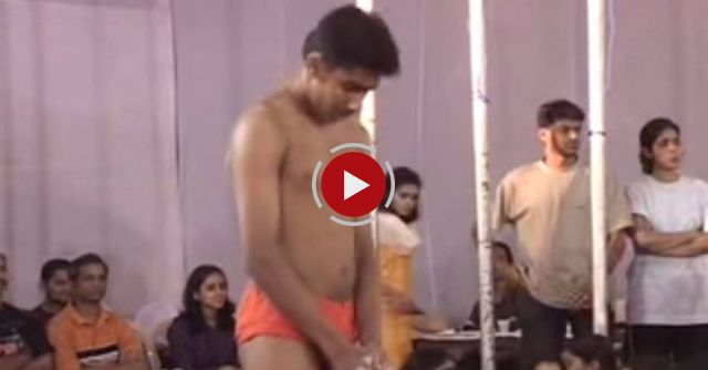 This guy just took my idea of pole dancing to a whole new and extreme level