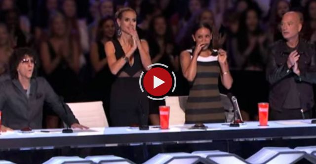 What 2 young dancers did left these judges on their feet and speechless -- incredible