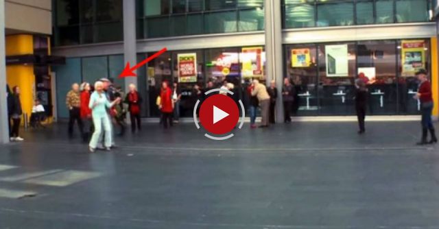 She began dancing in the middle of a mall...But then something amazing happened