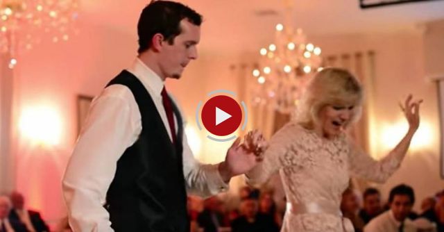 You won't be able to stop smiling when you see this adorable mother-son dance