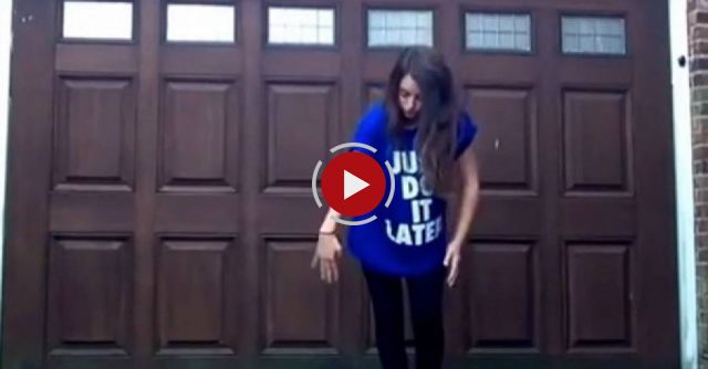 When you see the moves this teen girl has, you'll be blown away