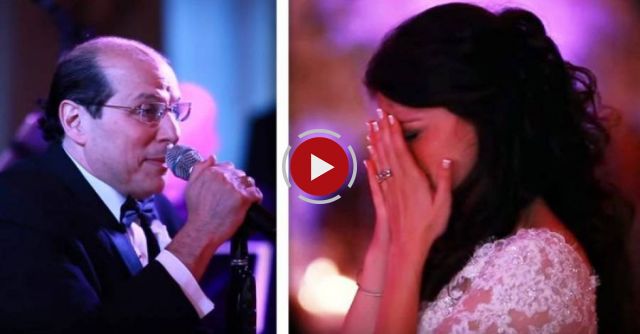The father-daughter dance was about to begin, but this dad had a surprise in store